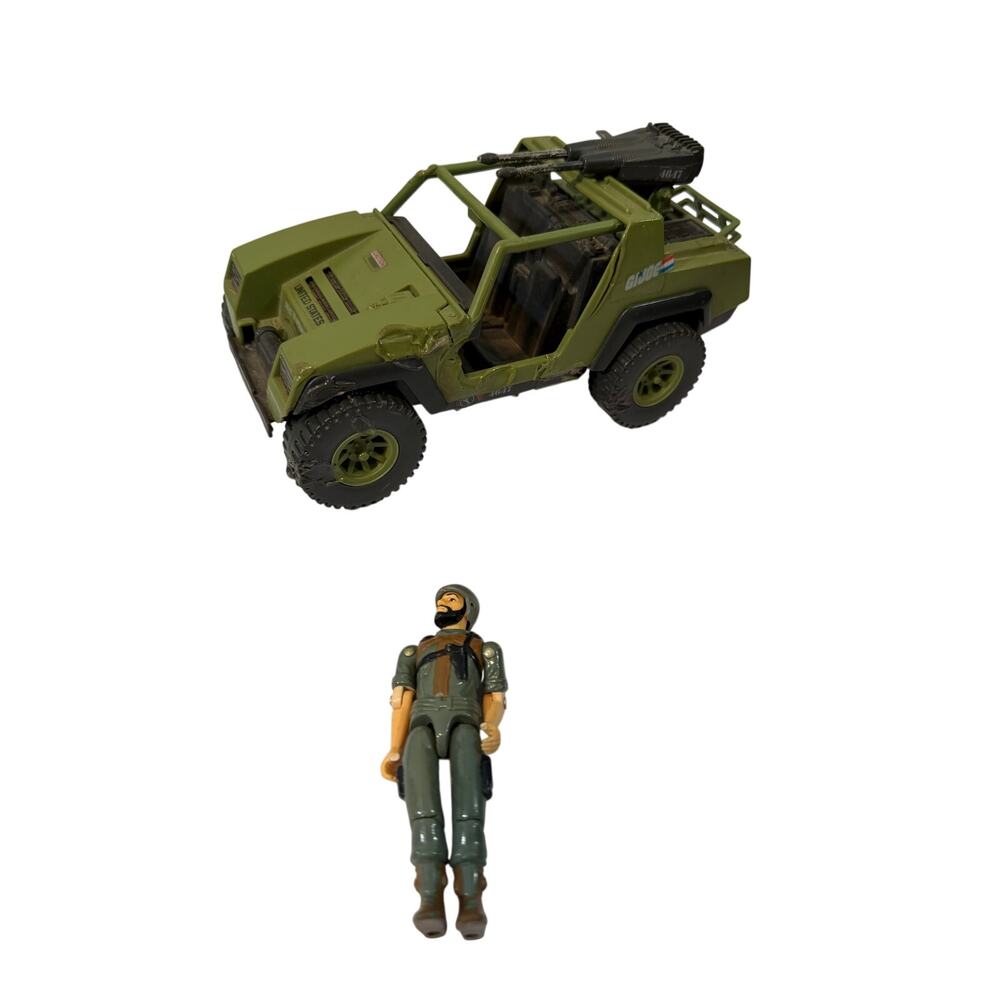 Vintage 1982 Hasbro GI Joe Vamp Jeep Attack Vehicle SEE PHOTOS ARAH